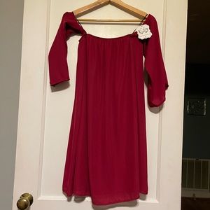 NWT Tinley Off the Shoulder Dress